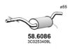 VW 3C0253409L Middle Silencer